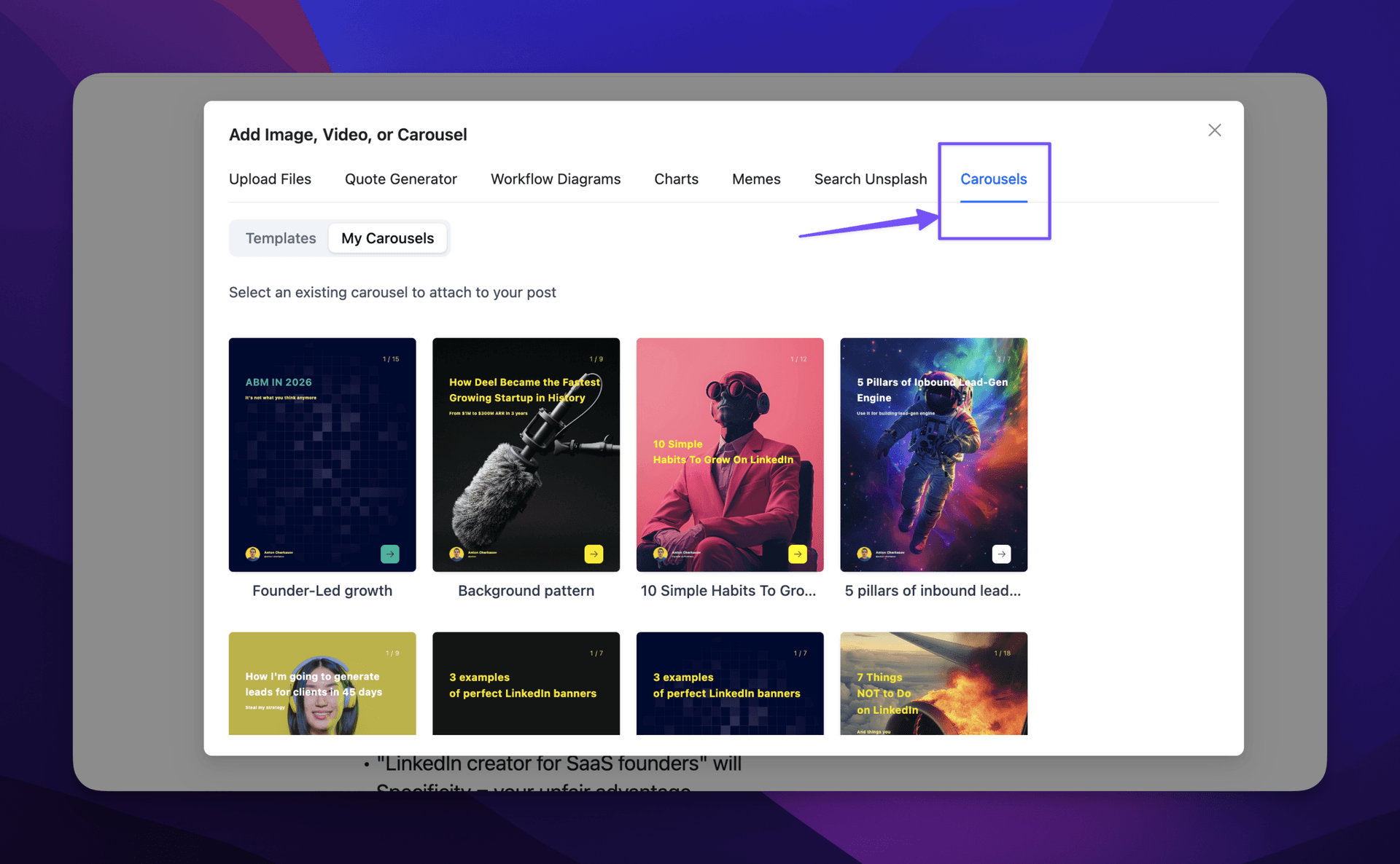 Cover Image for Turn Your Posts Into Carousels in Seconds
